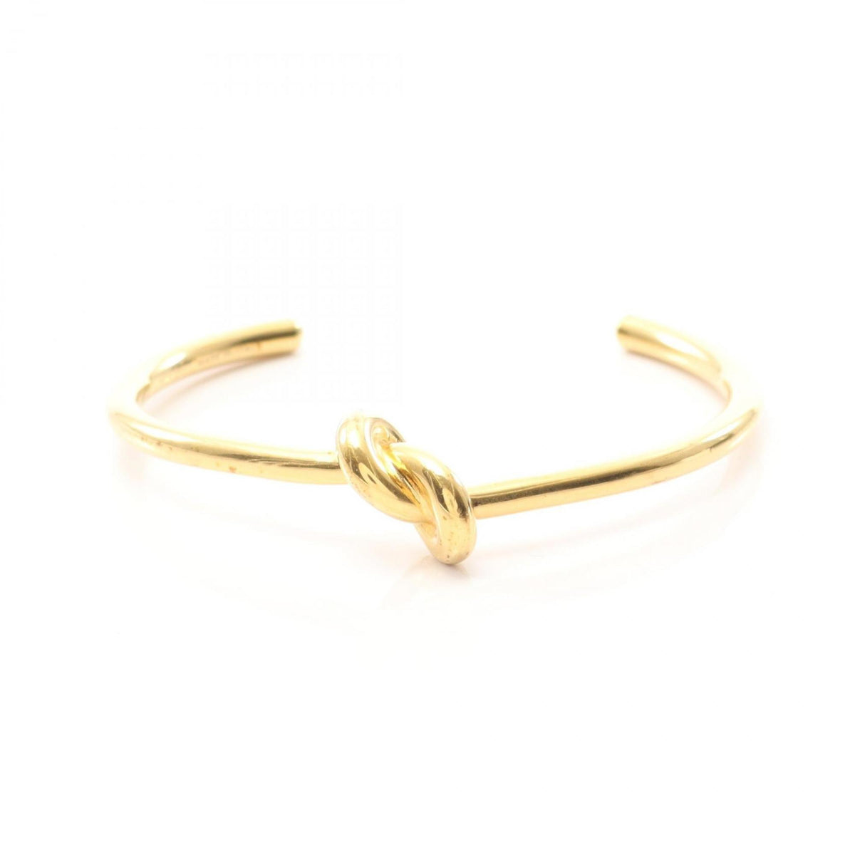 Knot Bangle Gold Extra Thin Bracelet