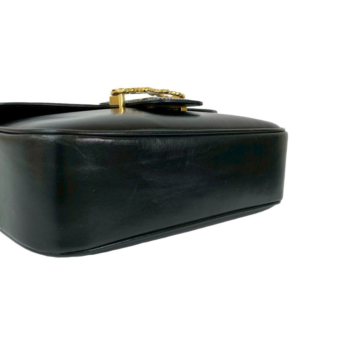 Triomphe Chain Shoulder Bag Leather Medium