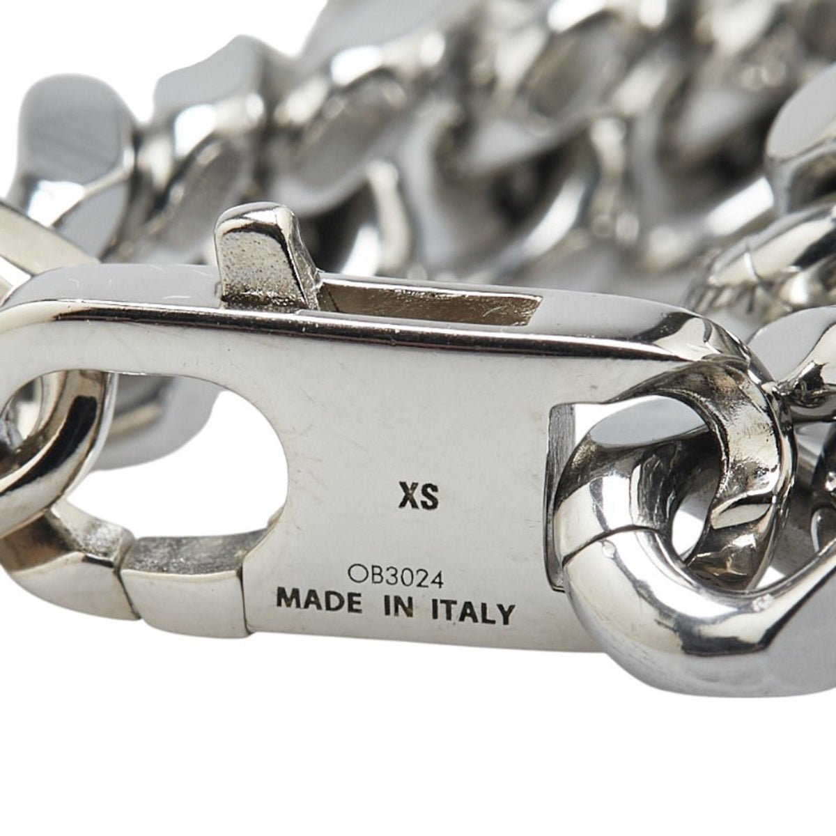 Baguette Chain Bracelet Sterling Silver
