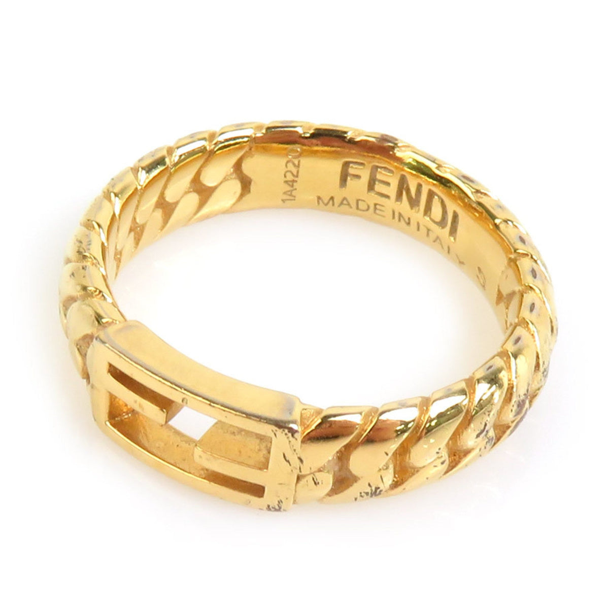 Baguette Ring Gold Metal