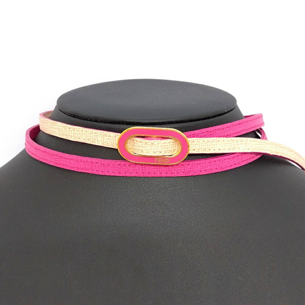 Leather Bracelet Pink