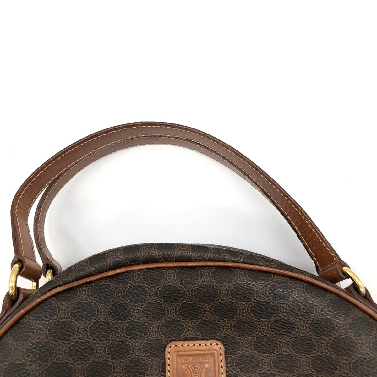 Vintage Duffle Bag Macadam Coated Canvas Large