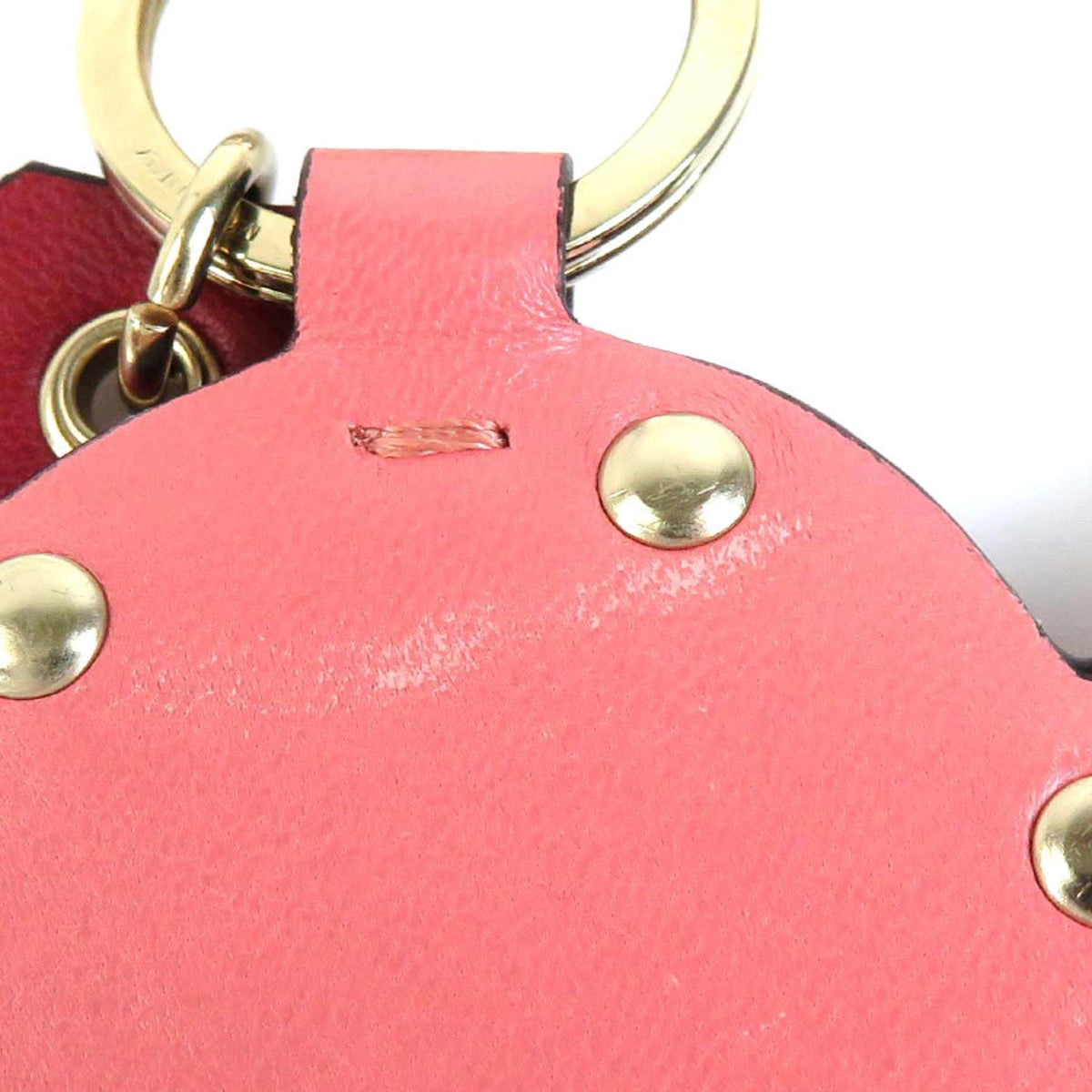 Handbag Charm Pink Leather