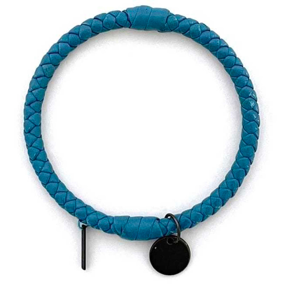 Leather Bracelet Light Blue