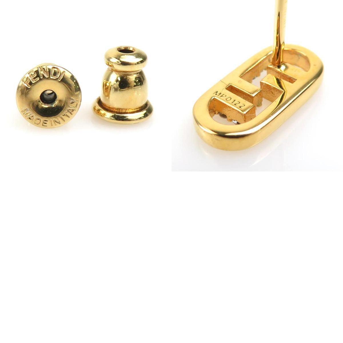 Earrings Gold-Tone Metal