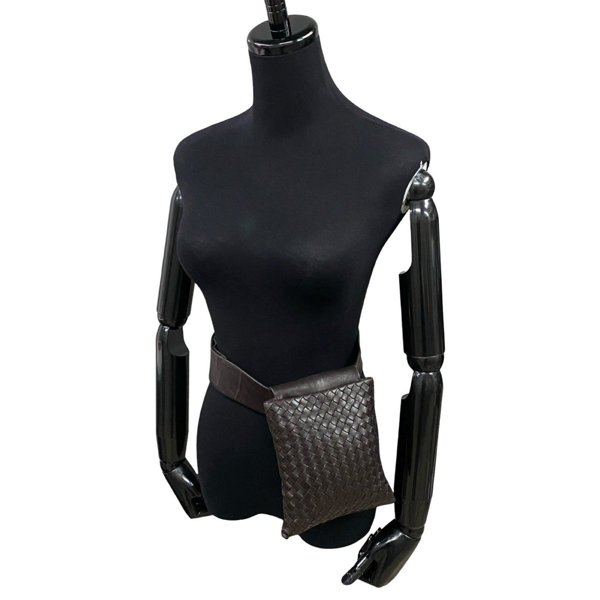 Virgule Shoulder Bag Intrecciato Nappa Small