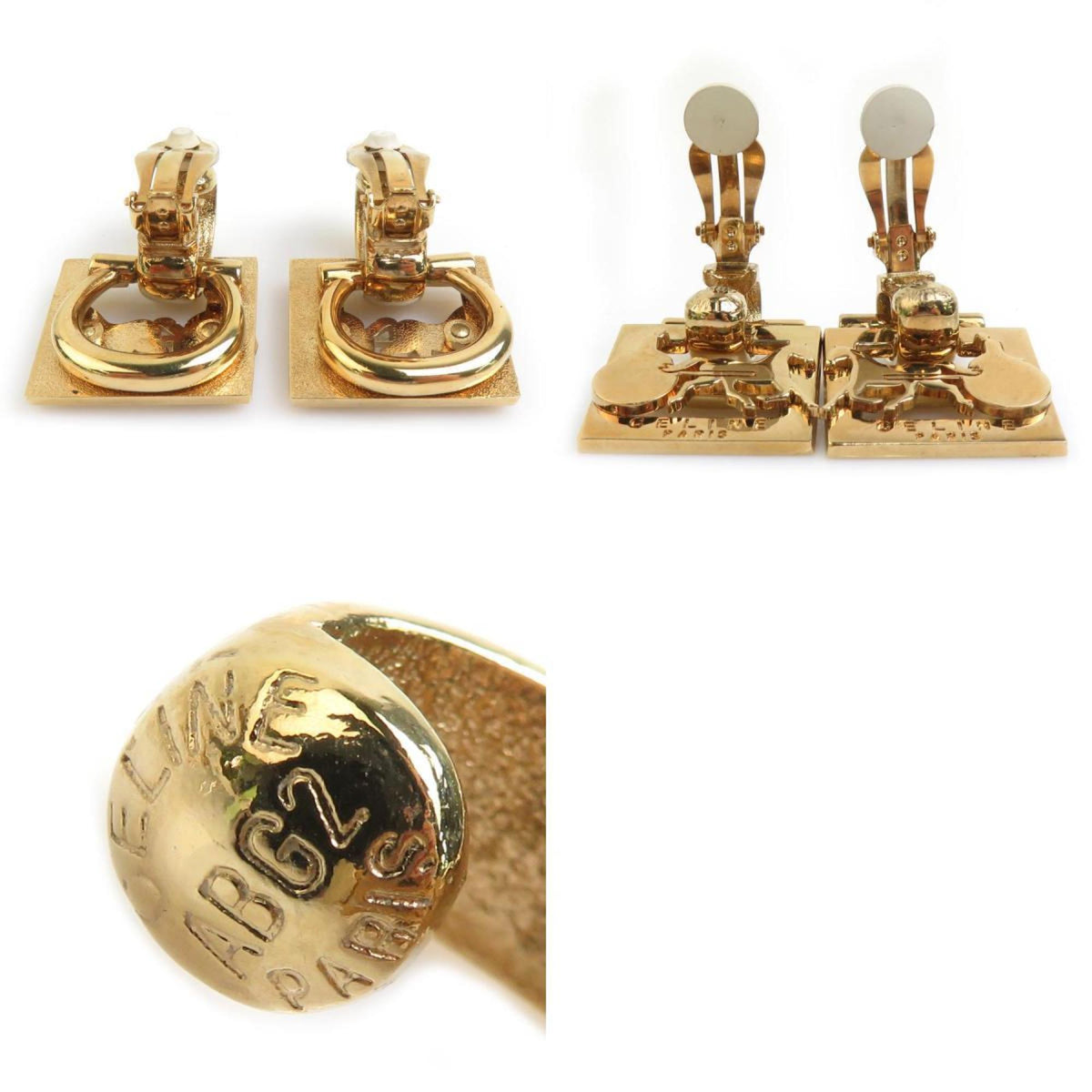 Earrings Gold-Tone Metal