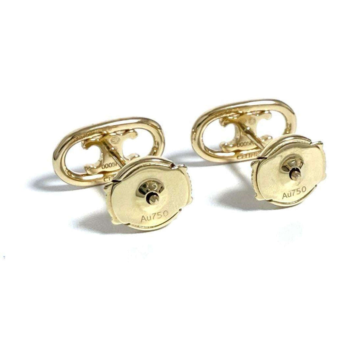 Earrings Stud 18K Yellow Gold