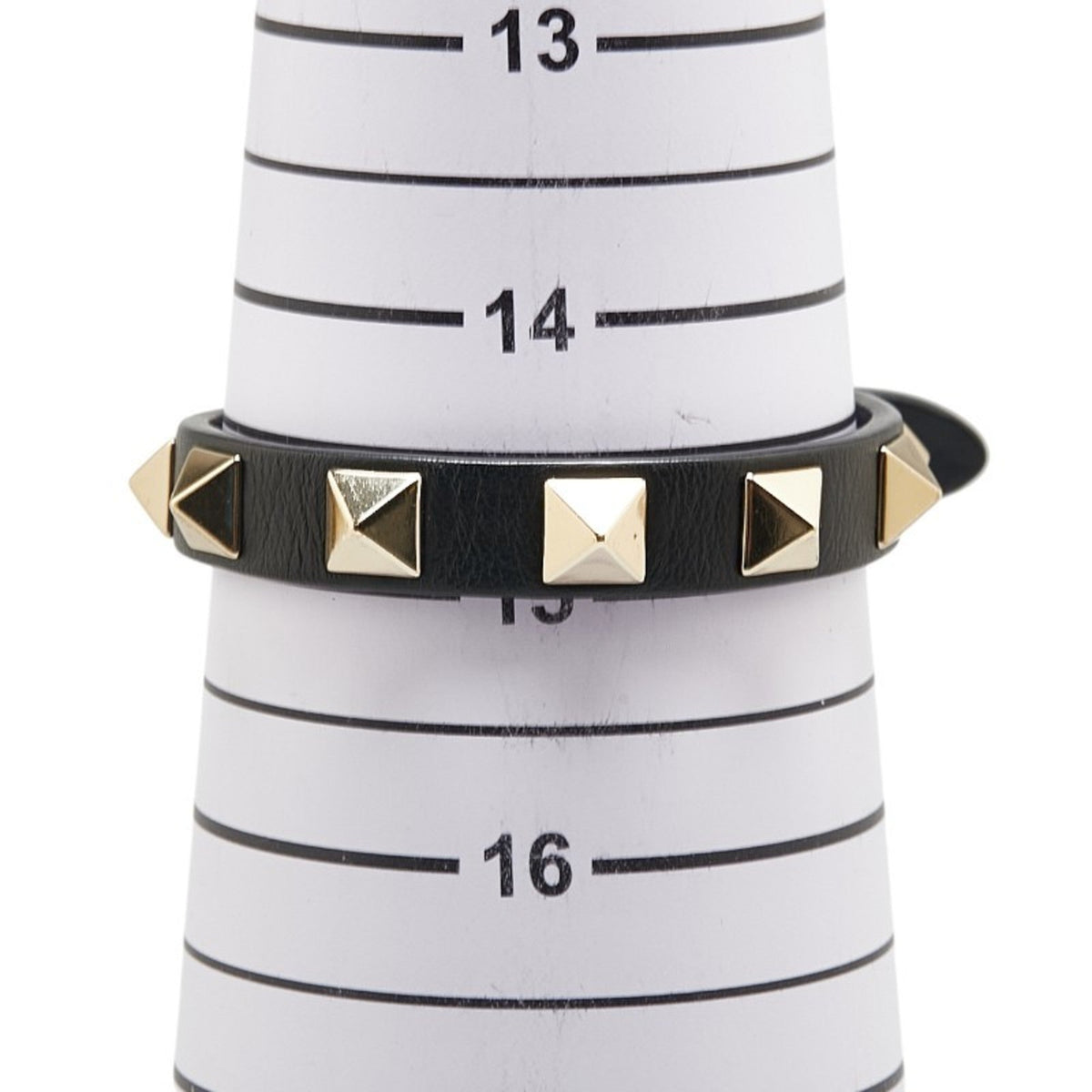 Bracelet Gold and Leather