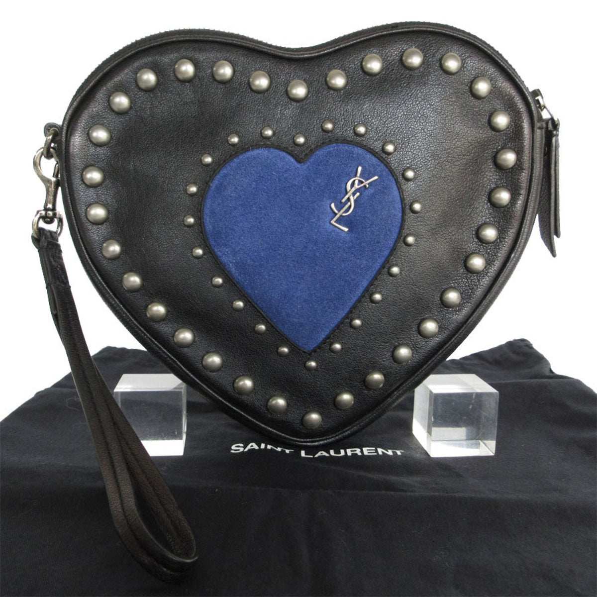 Classic Monogram Blogger Crossbody Bag Studded Leather Small