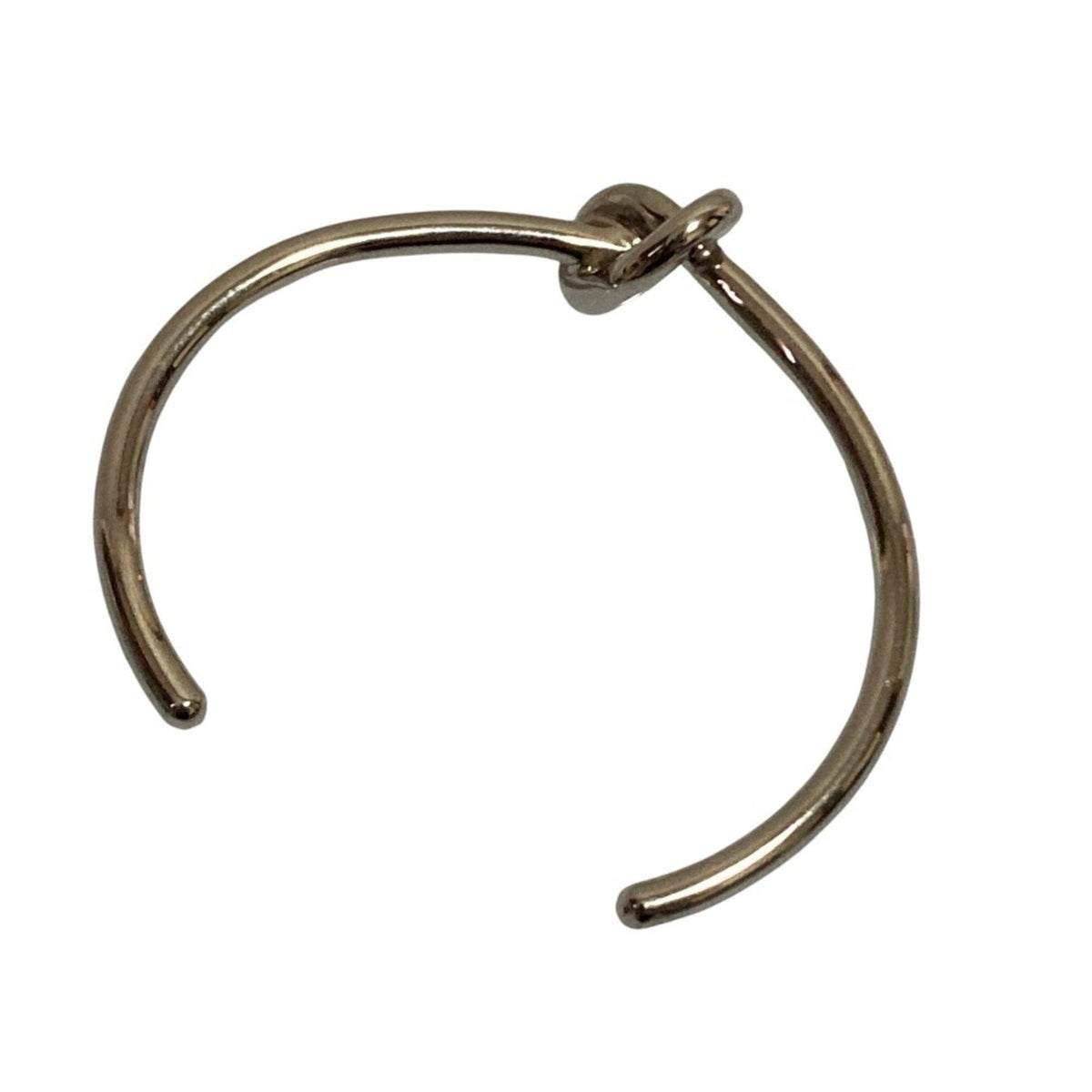 Knot Bangle Sterling Silver Bracelet