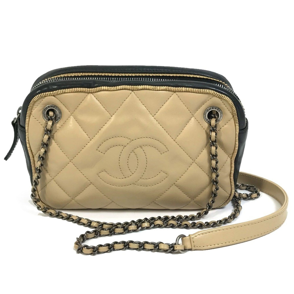 Ballerine Camera Case Bag Quilted Calfskin Small