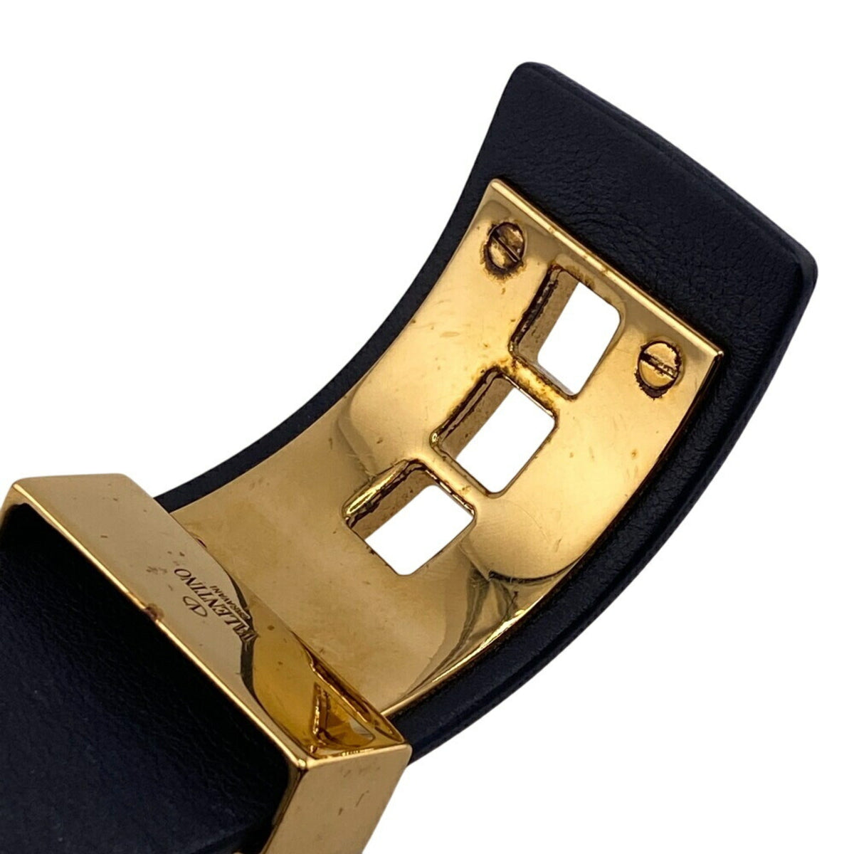 Bracelet Gold and Leather