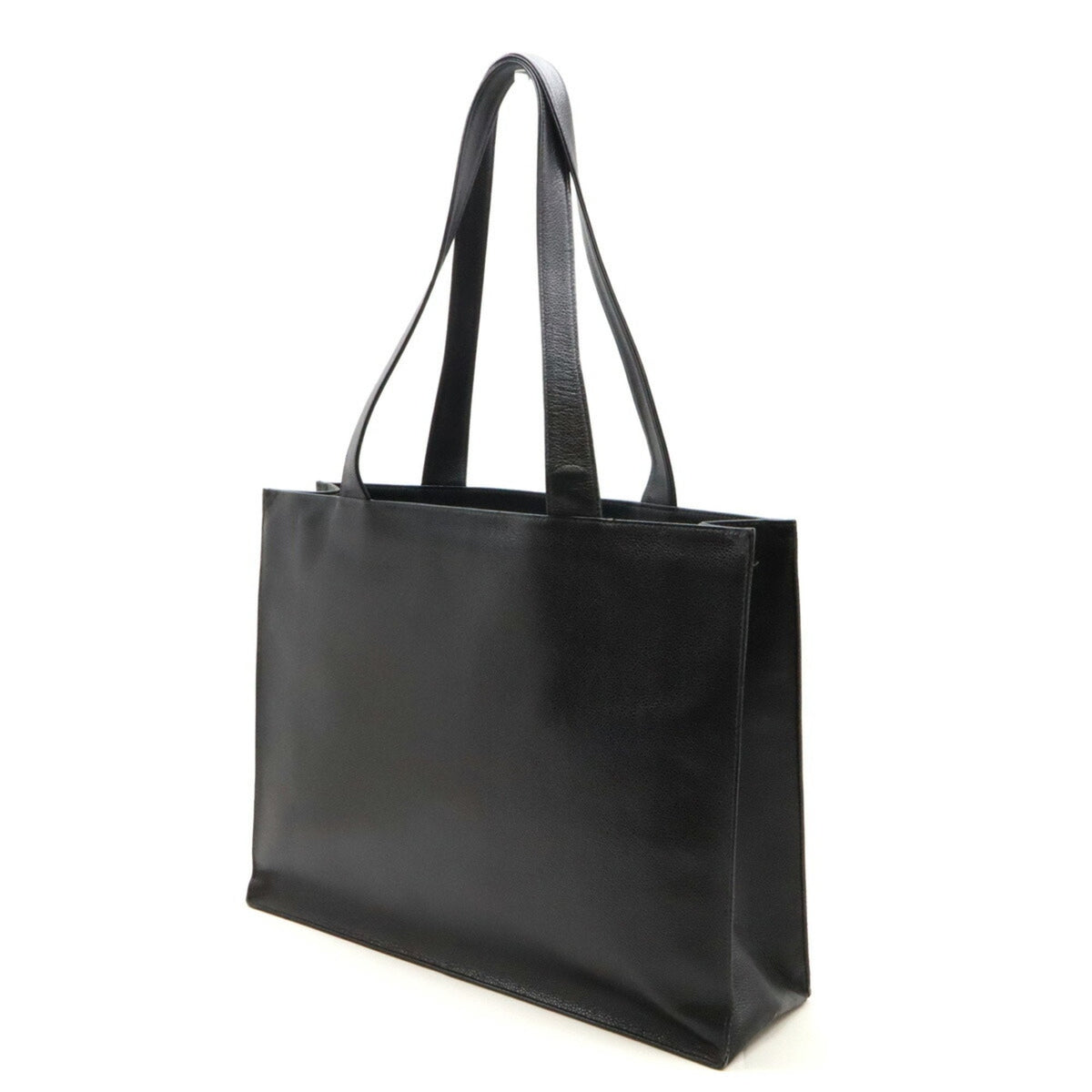 Vintage Timeless Shopping Tote Caviar