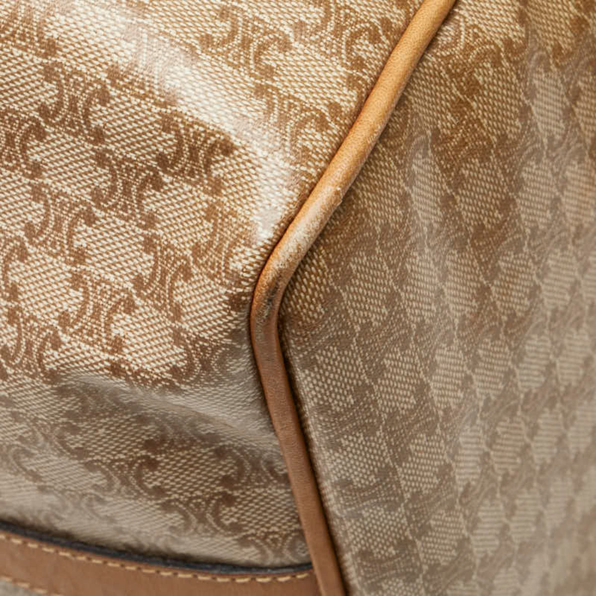 Vintage Duffle Bag Macadam Coated Canvas Medium