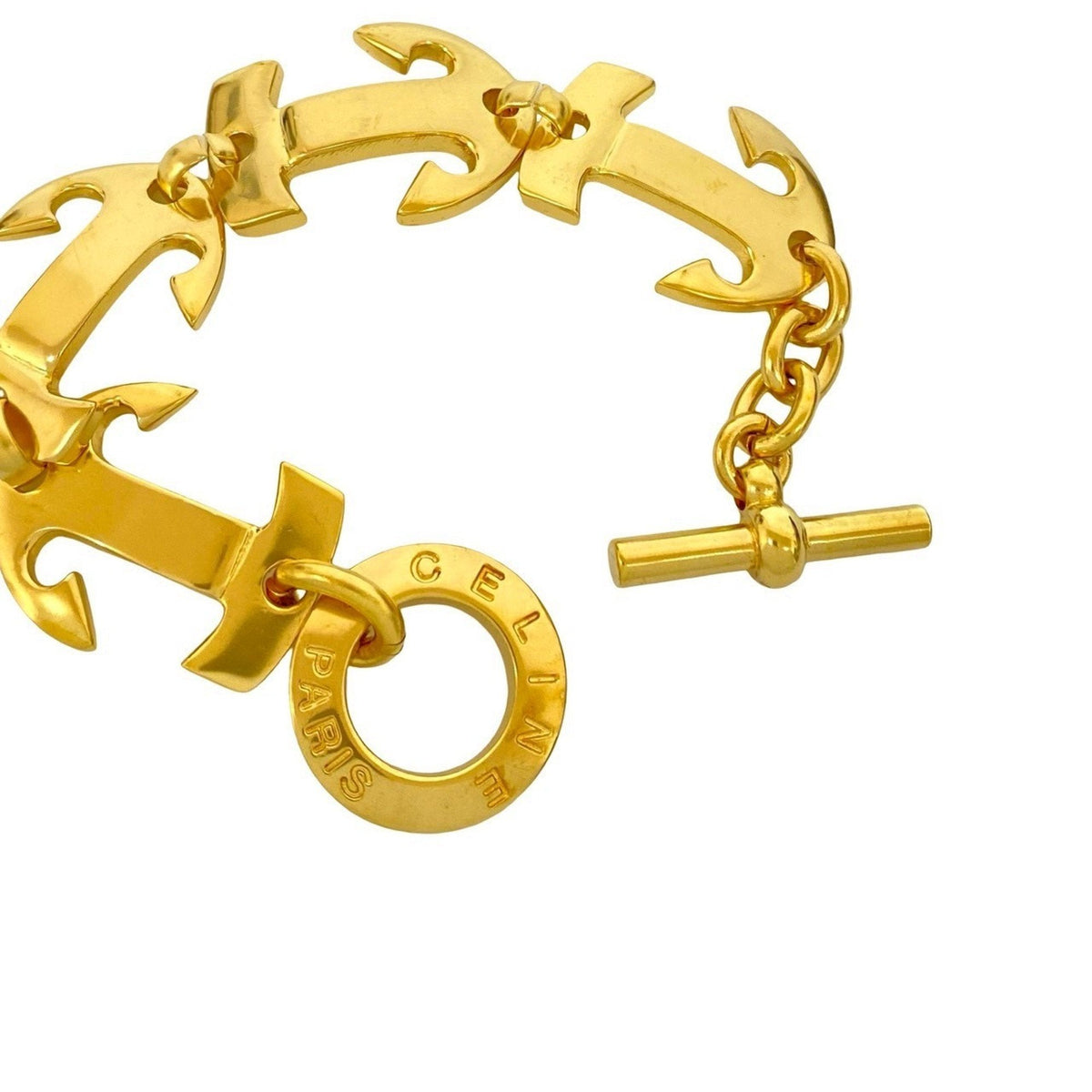 Vintage Toggle Bracelet Gold