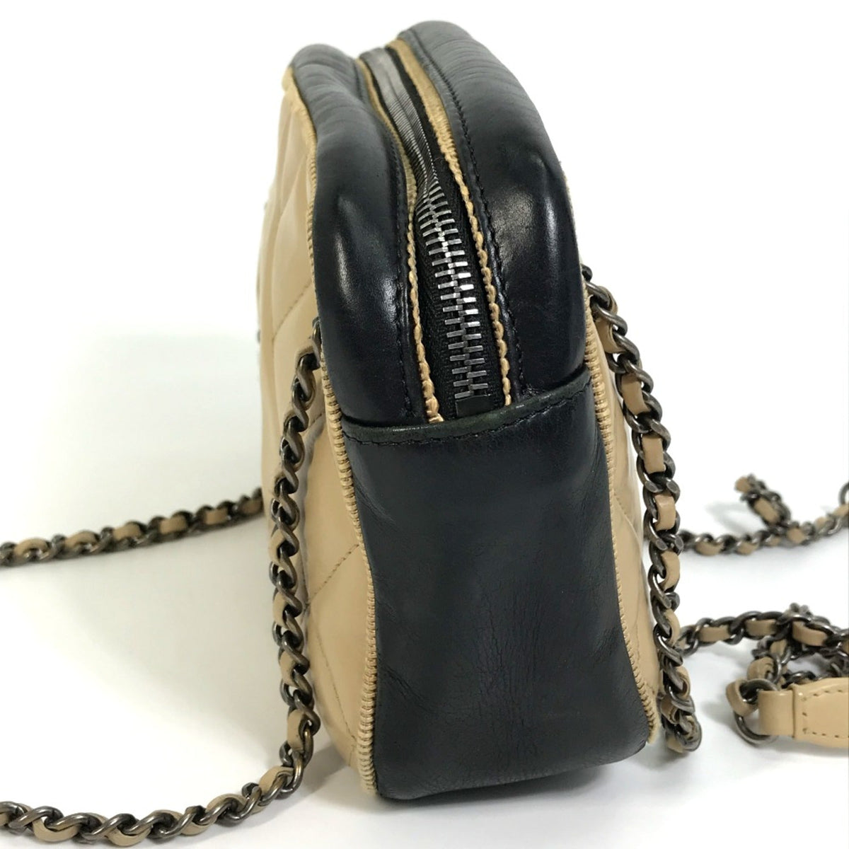 Ballerine Camera Case Bag Quilted Calfskin Small