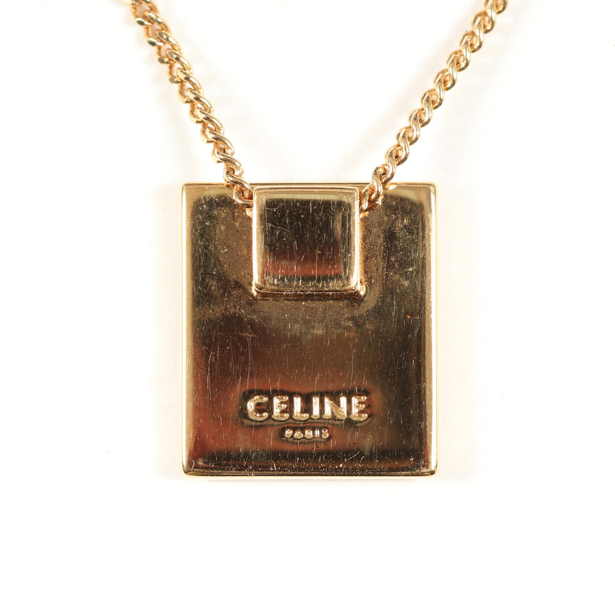 Alphabet T Pendant Necklace Gold