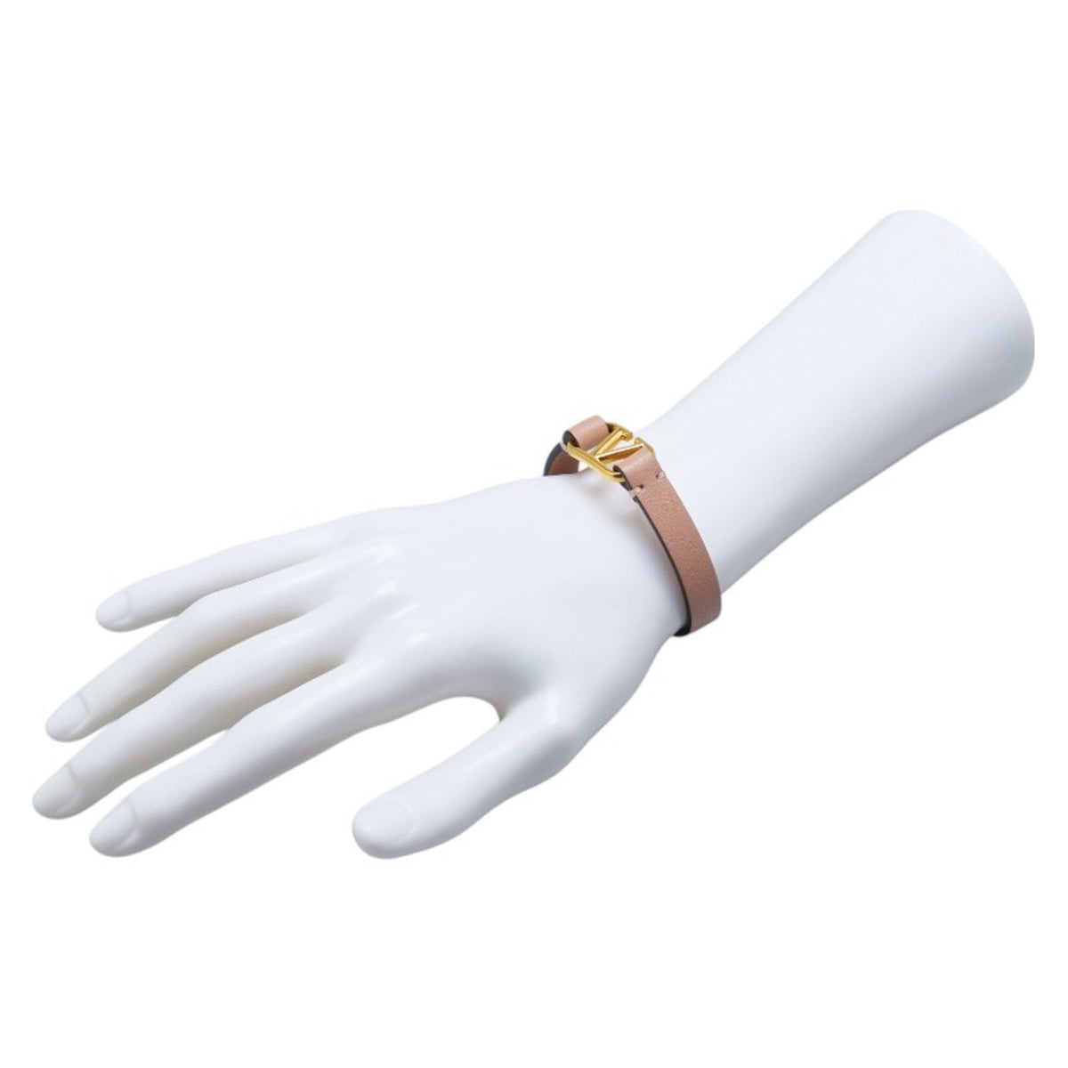 Belt Bracelet Leather Beige Pink