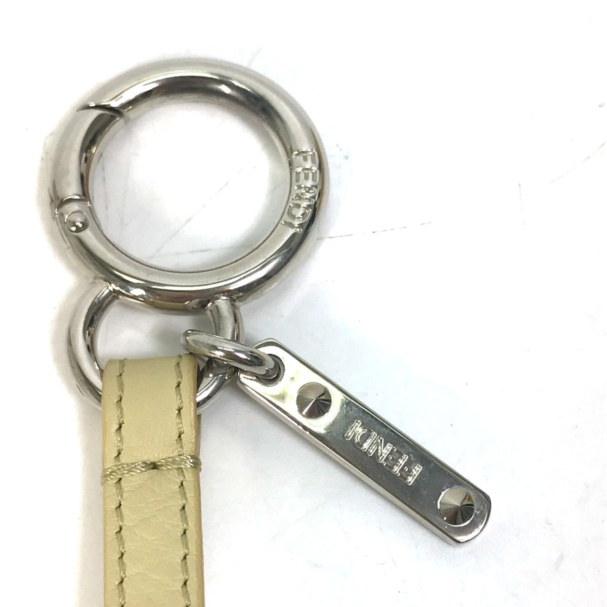Key Ring Charm Leather Black Handbag Charm