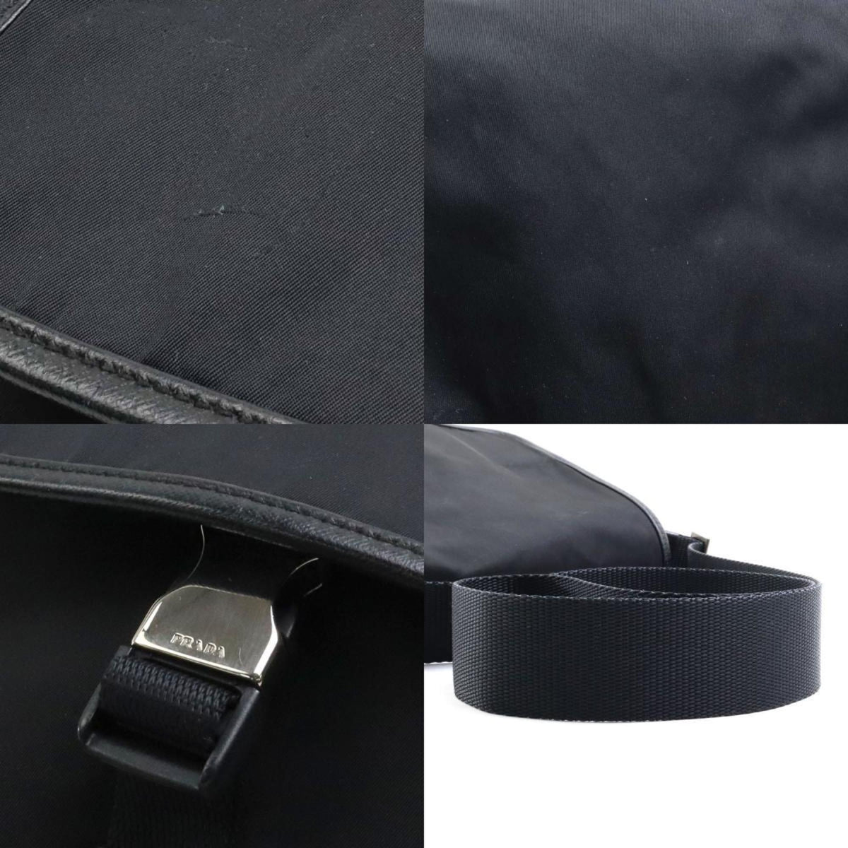 Buckle Messenger Bag Tessuto Small