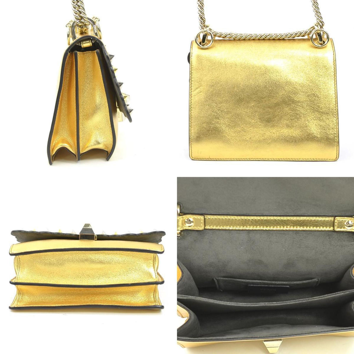 Kan I Bag Studded Leather Small