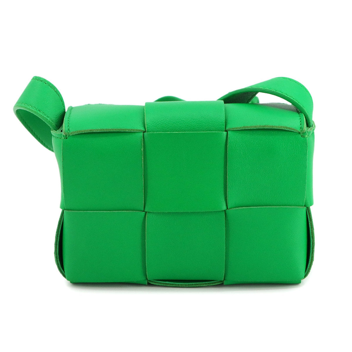 Cassette Crossbody Bag Maxi Intrecciato Leather