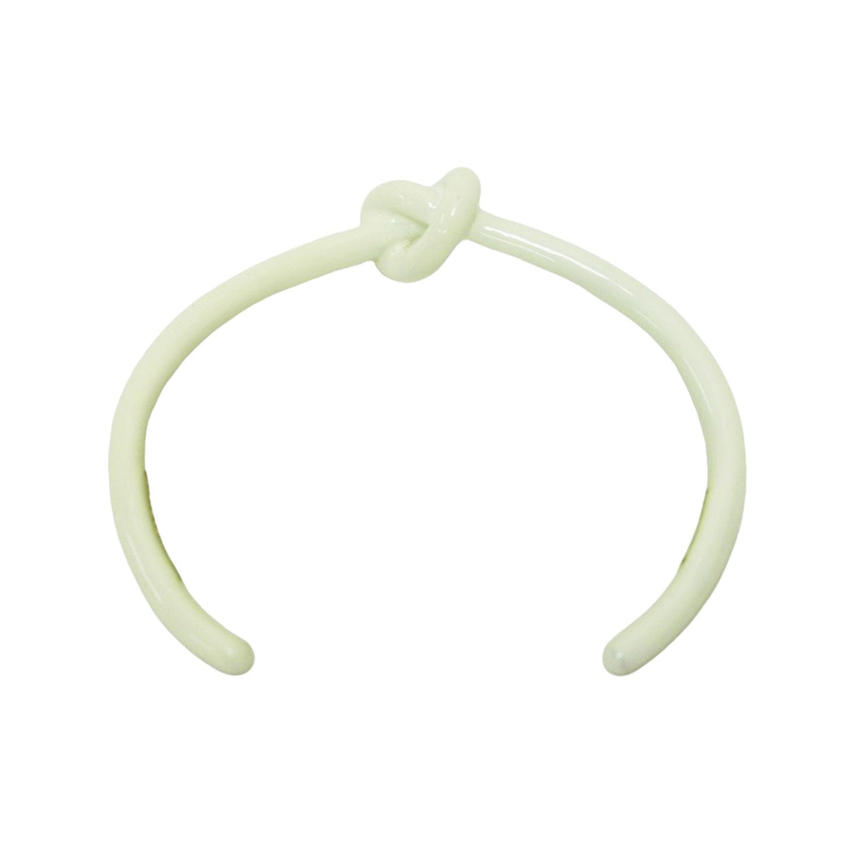 Coated Knot Phoebe Bracelet White