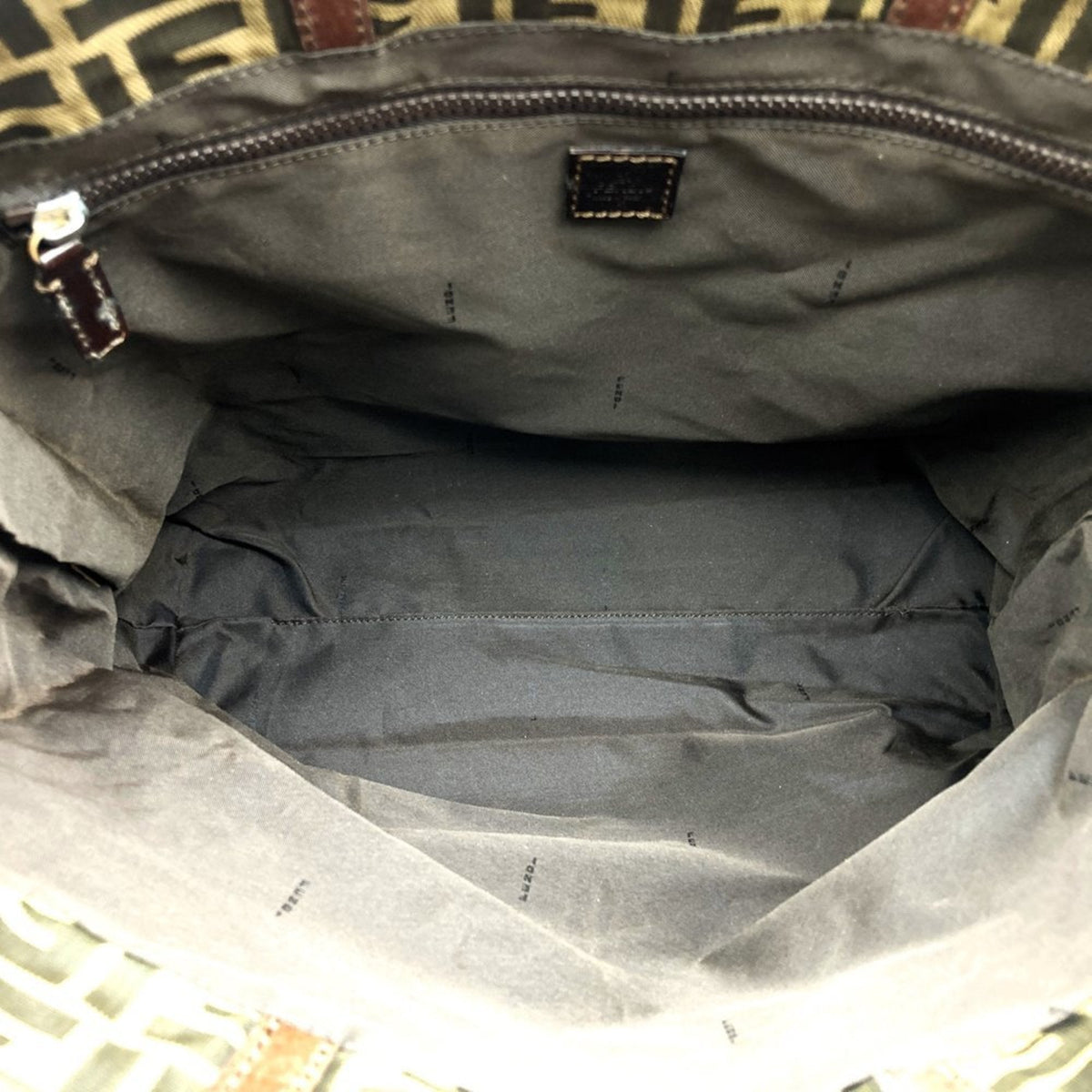Vintage Open Tote Zucca Canvas Large