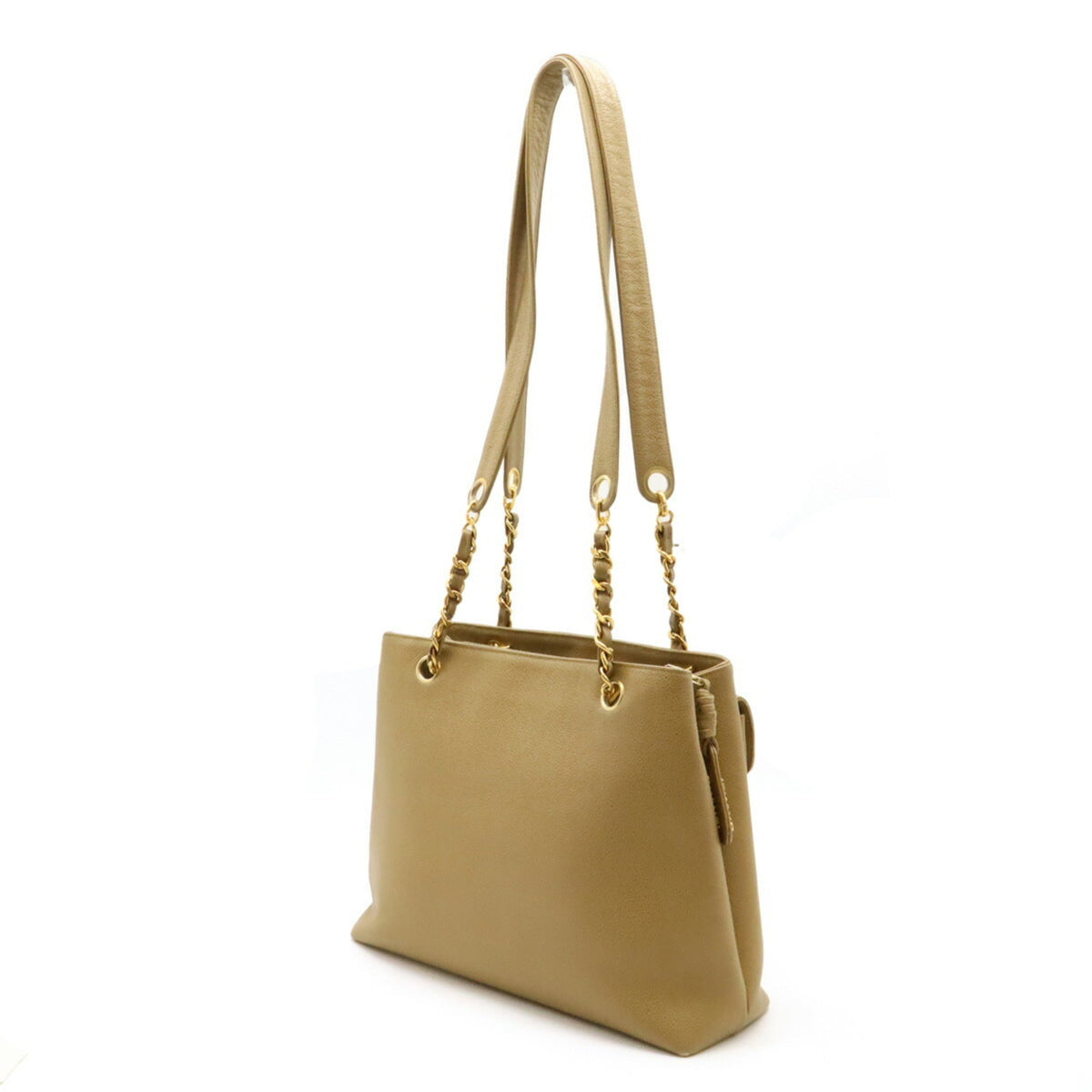 Vintage Front Pocket Tote Caviar Small
