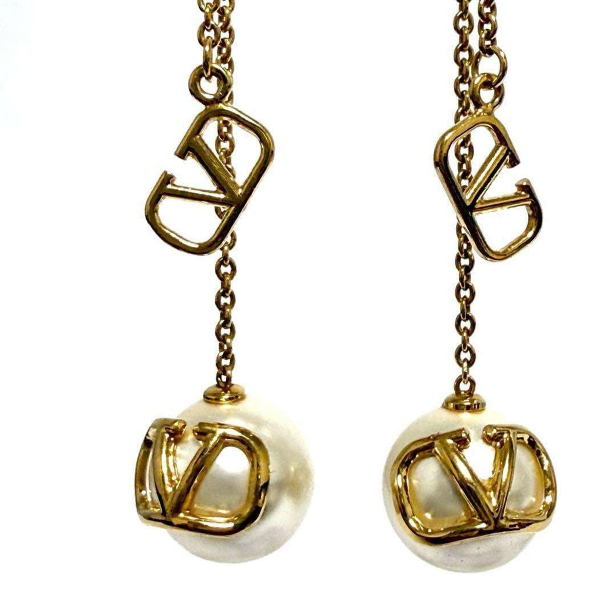 Logo Earrings Metal