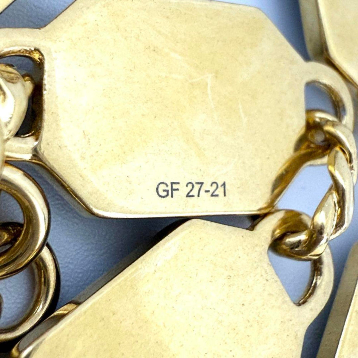 FF Link Bracelet Metal Gold