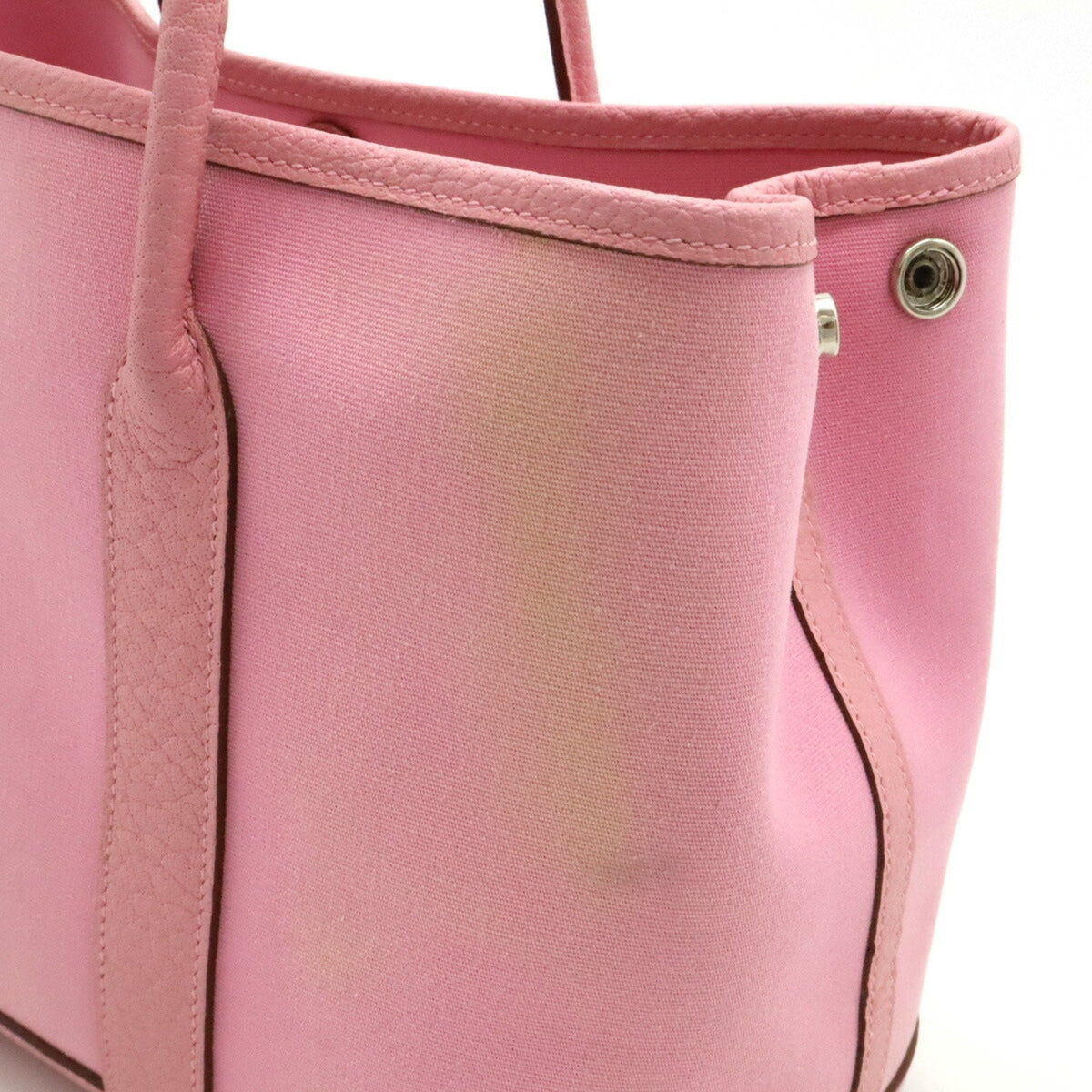 Garden Party Tote Toile and Leather 30