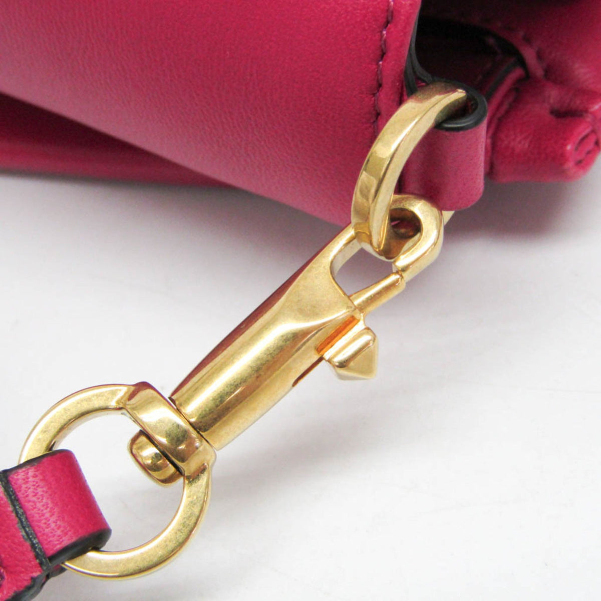 One Stud Top Handle Bag Leather Small