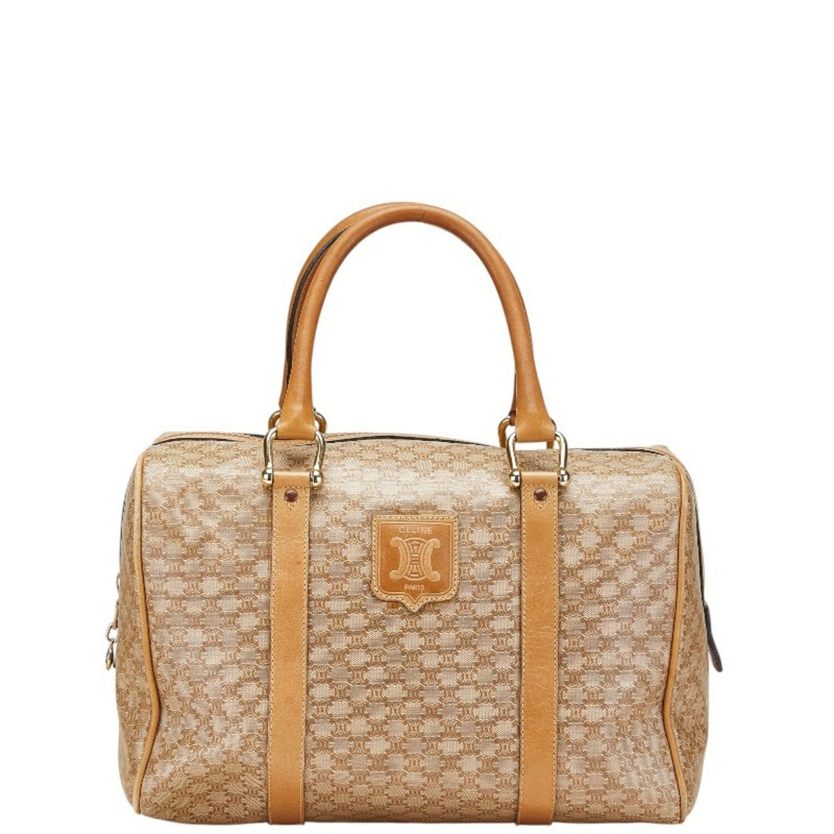 Vintage Duffle Bag Macadam Coated Canvas Medium