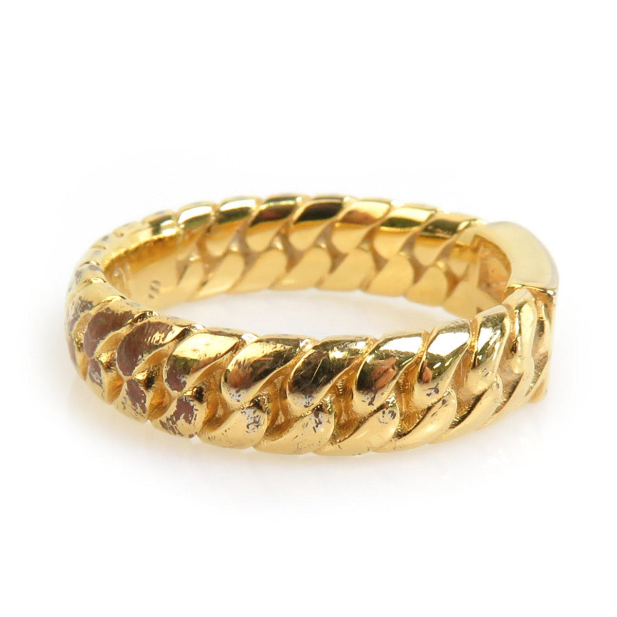 Baguette Ring Gold Metal