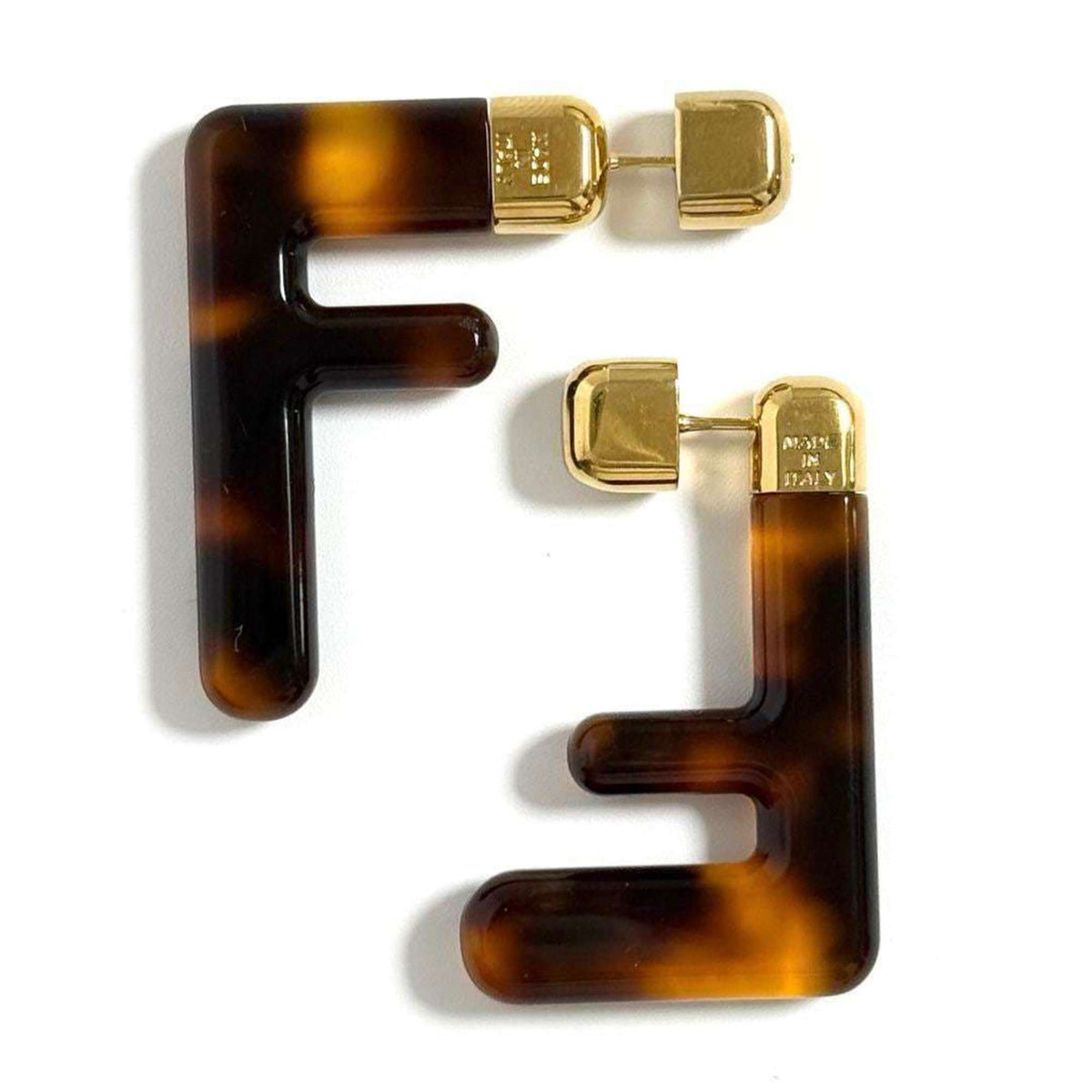 Earrings Metal and Resin
