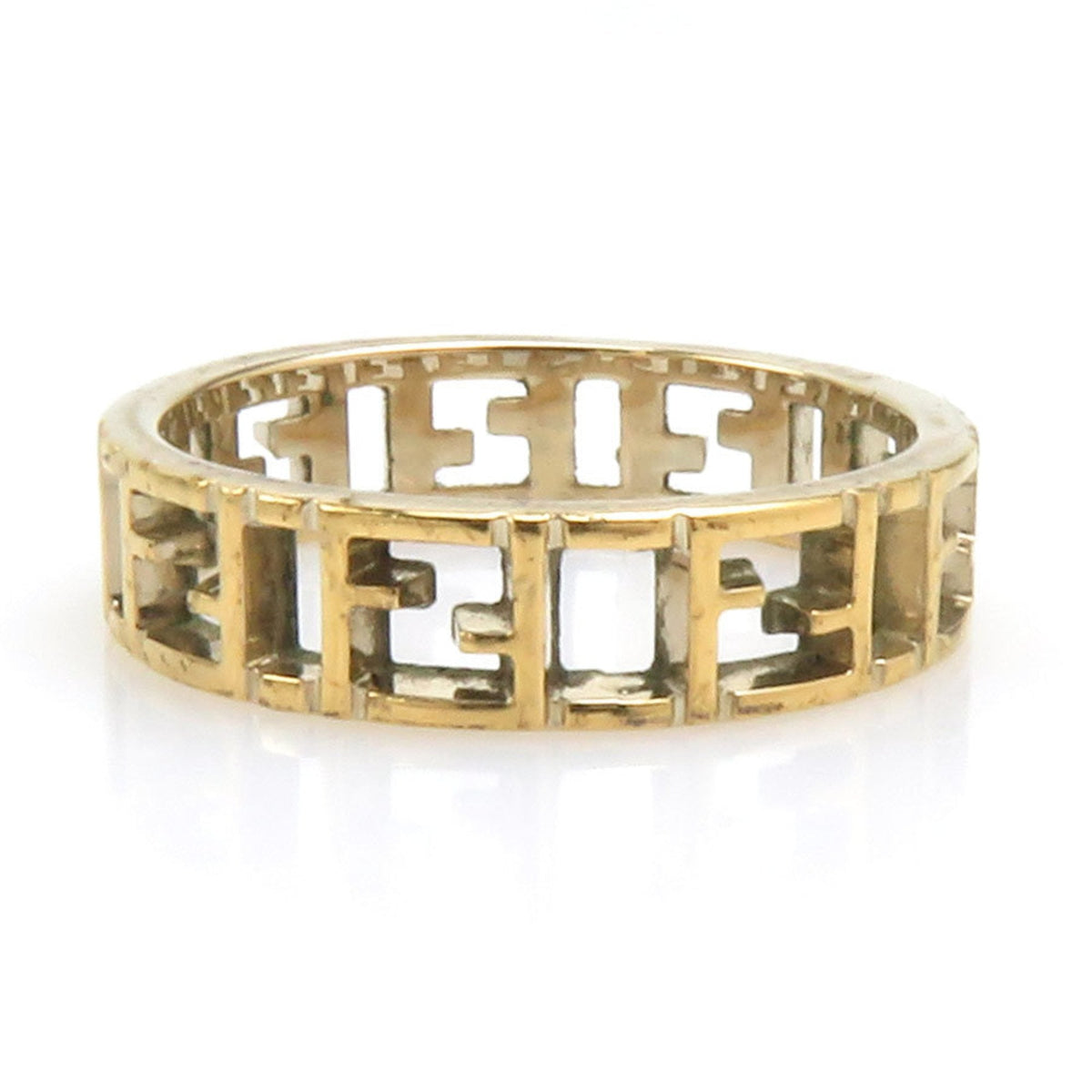 Ring Set Of Two Metal Gold And Silver