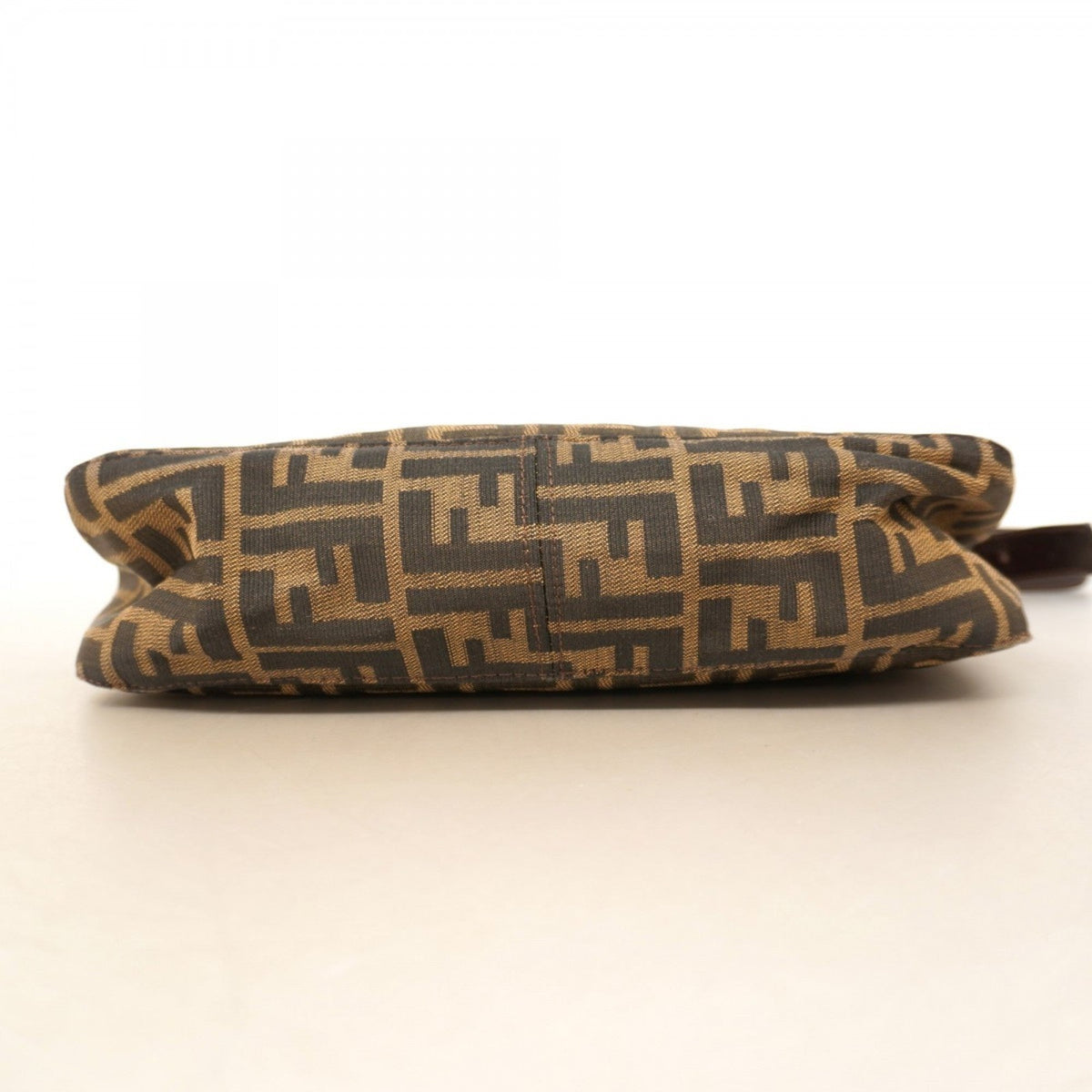 Vintage Pocket Shoulder Bag Zucca Canvas Small