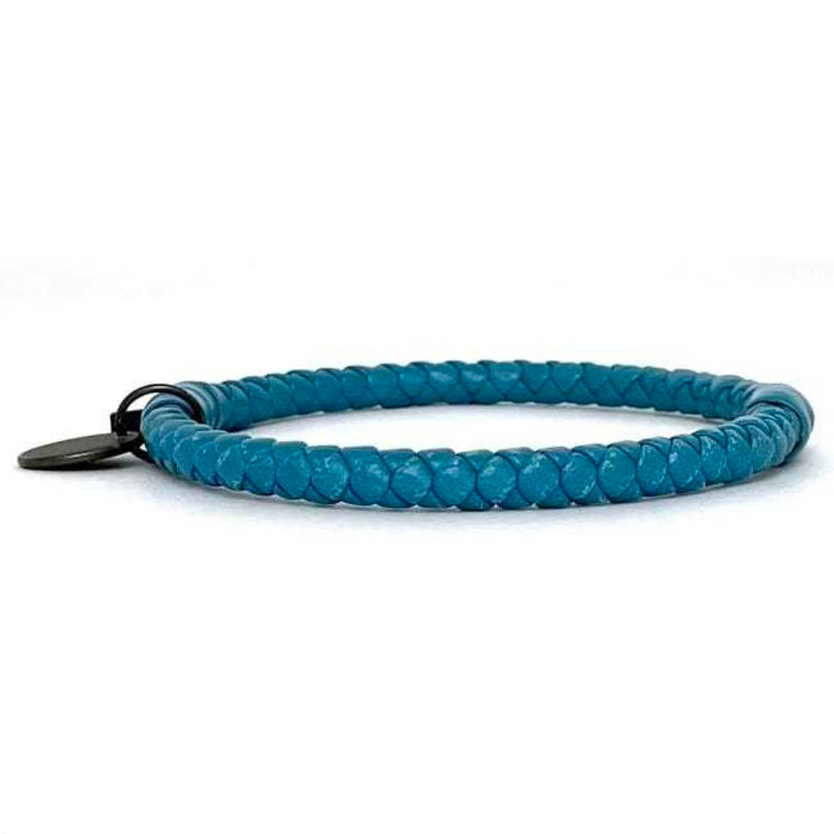 Leather Bracelet Light Blue