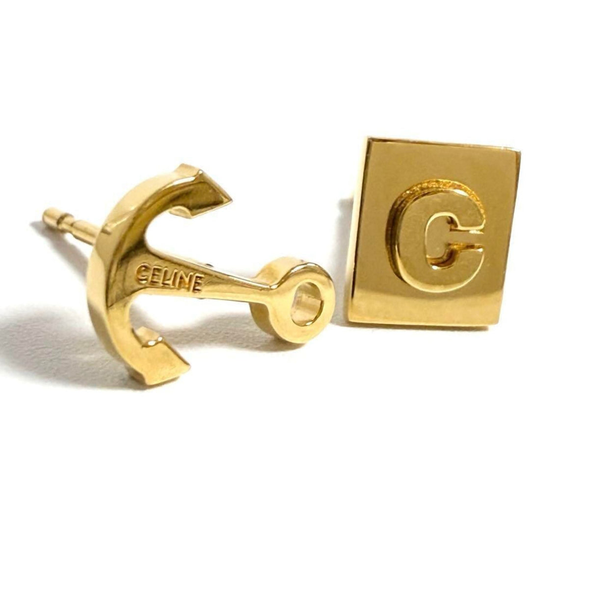Logo Earrings Metal