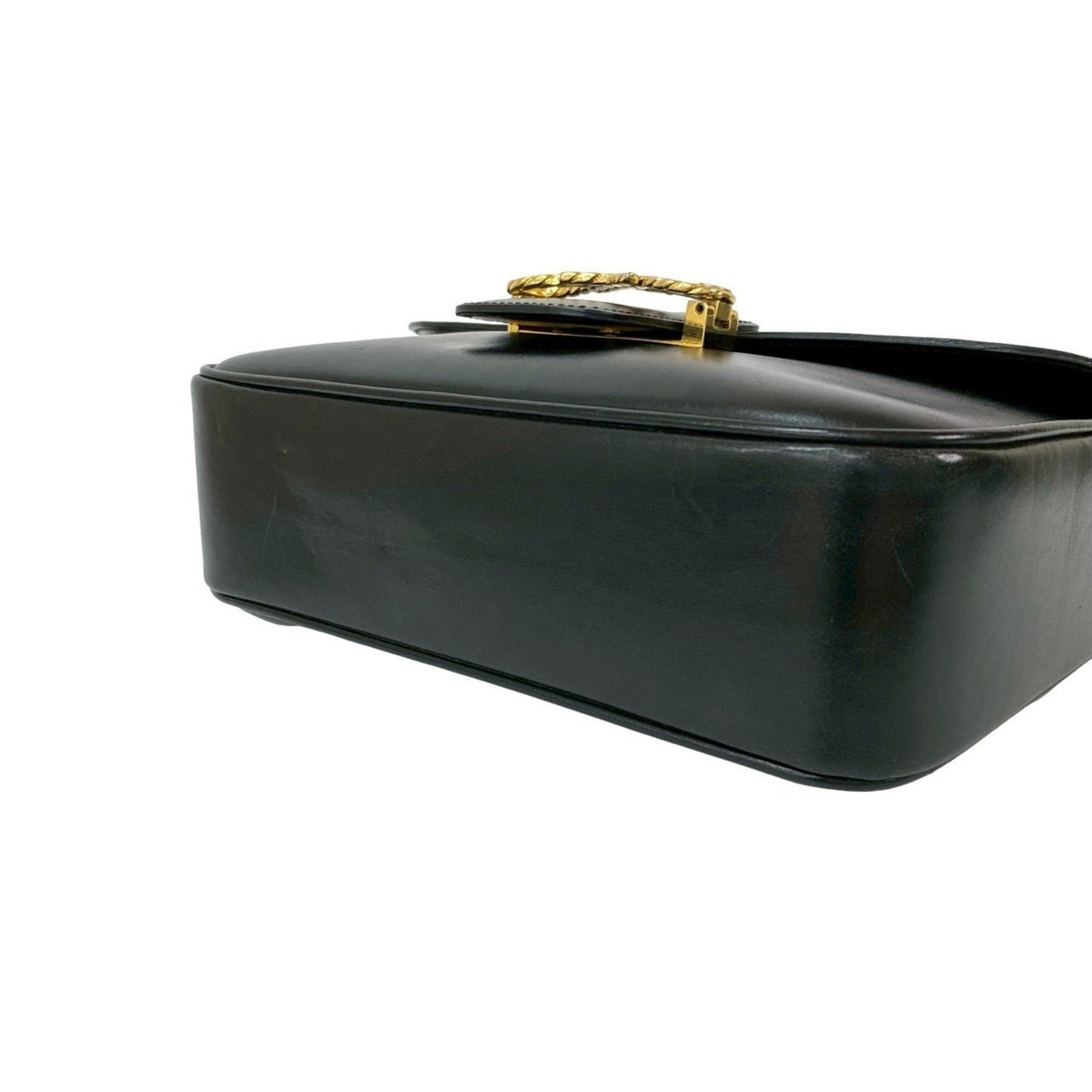 Triomphe Chain Shoulder Bag Leather Medium