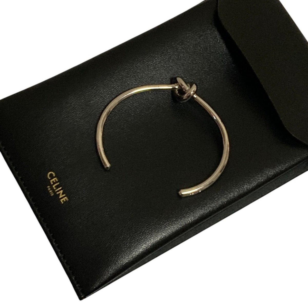 Knot Bangle Sterling Silver Bracelet