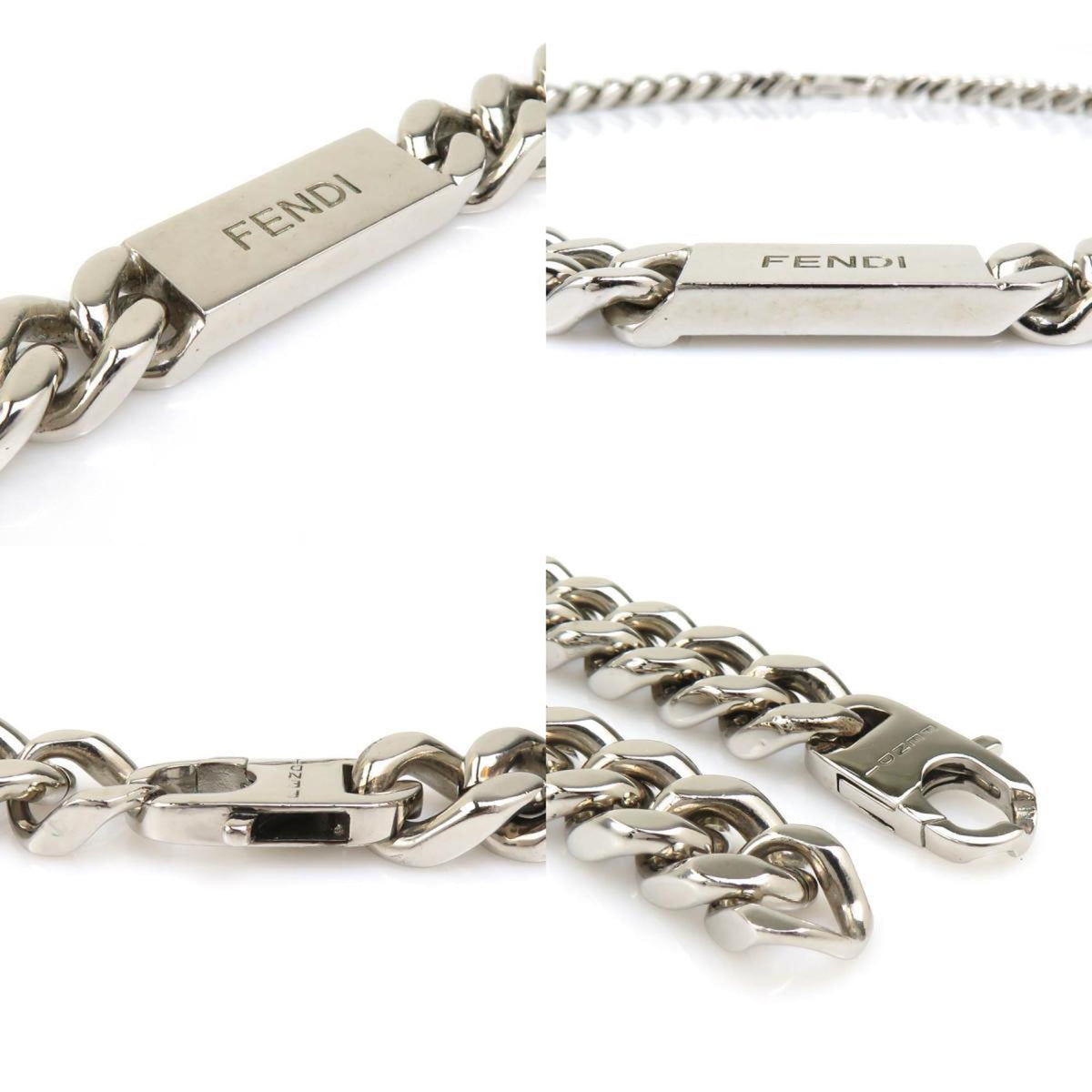 Pendant Necklace Metal Silver