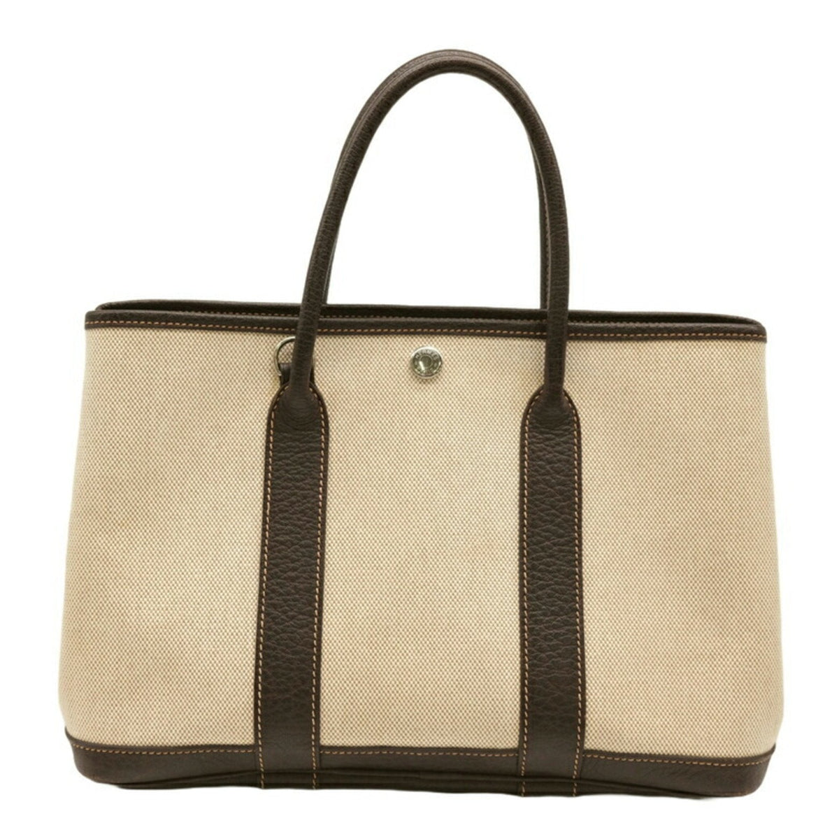 Garden Party Tote Toile and Leather 30