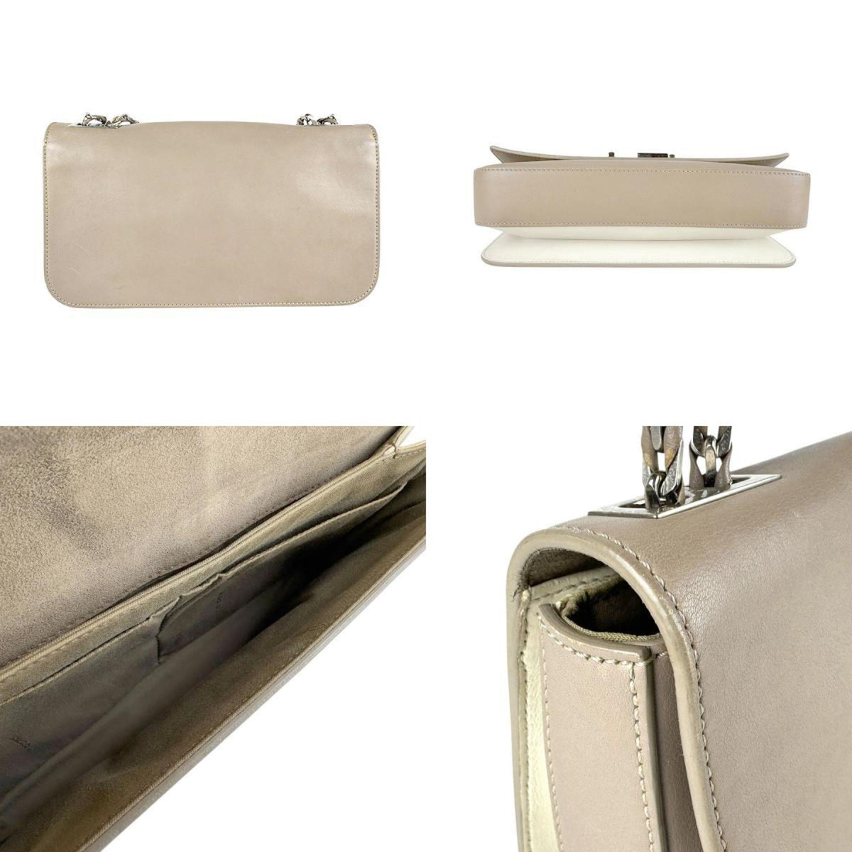 3Baguette Shoulder Bag Calfskin