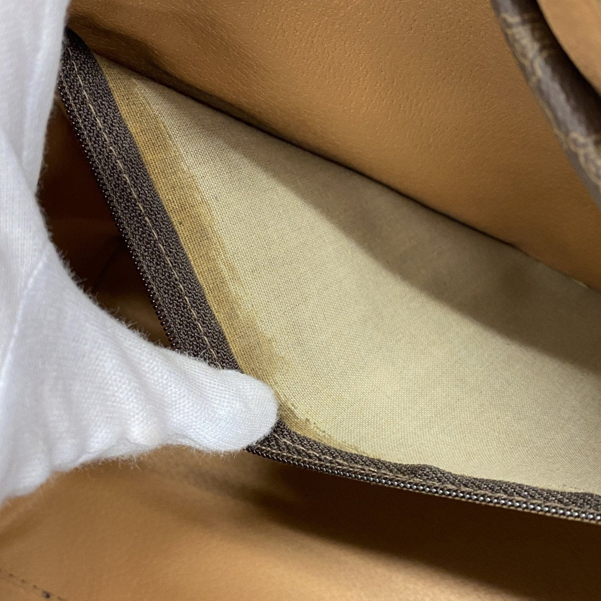 Vintage Duffle Bag Macadam Coated Canvas Medium