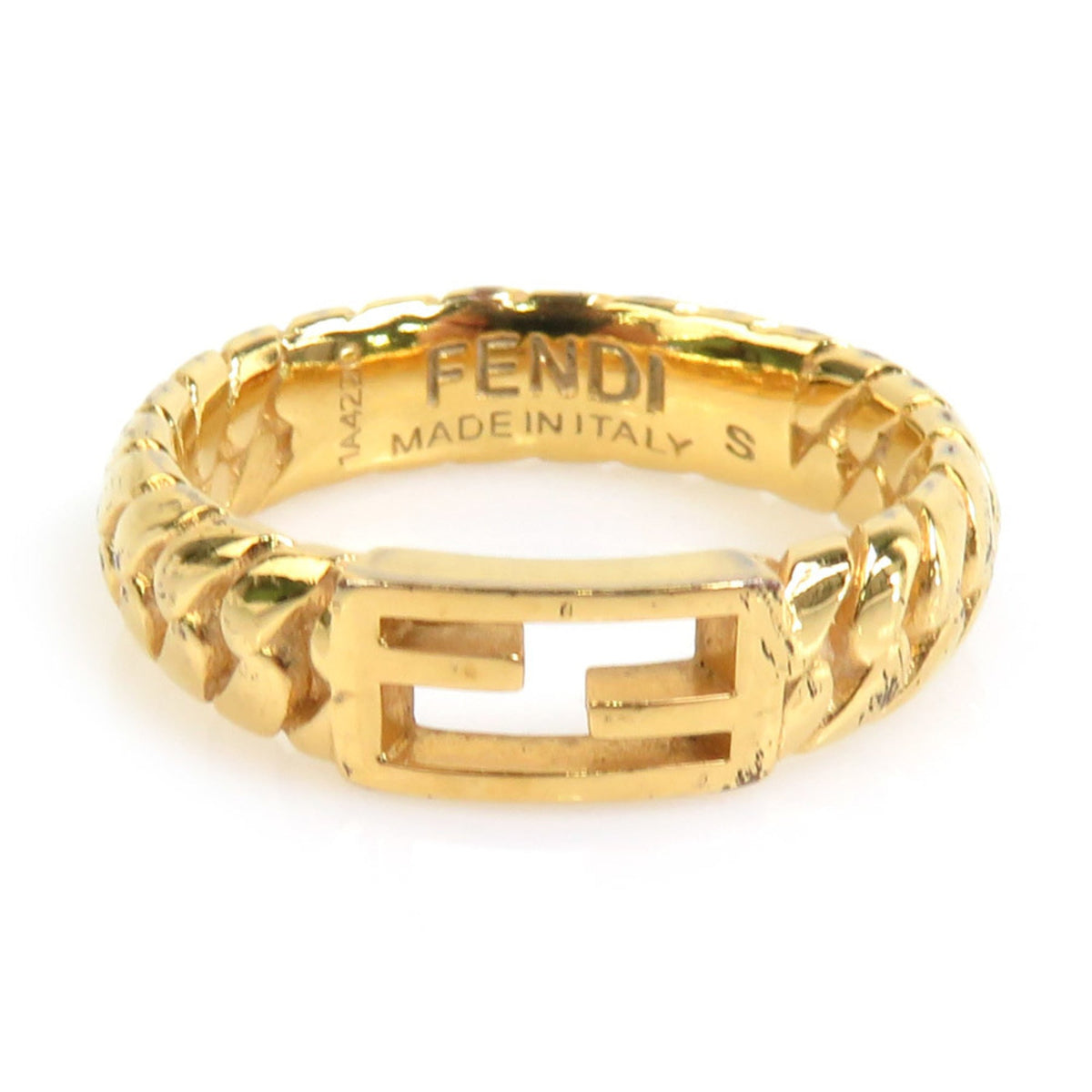 Baguette Ring Gold Metal