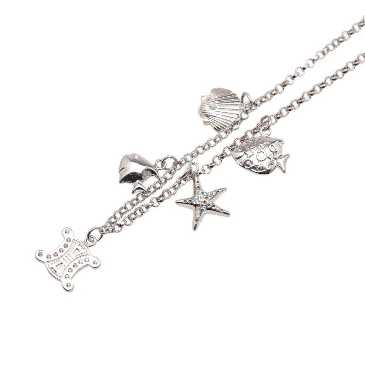 Pendant Necklace With Rhinestone