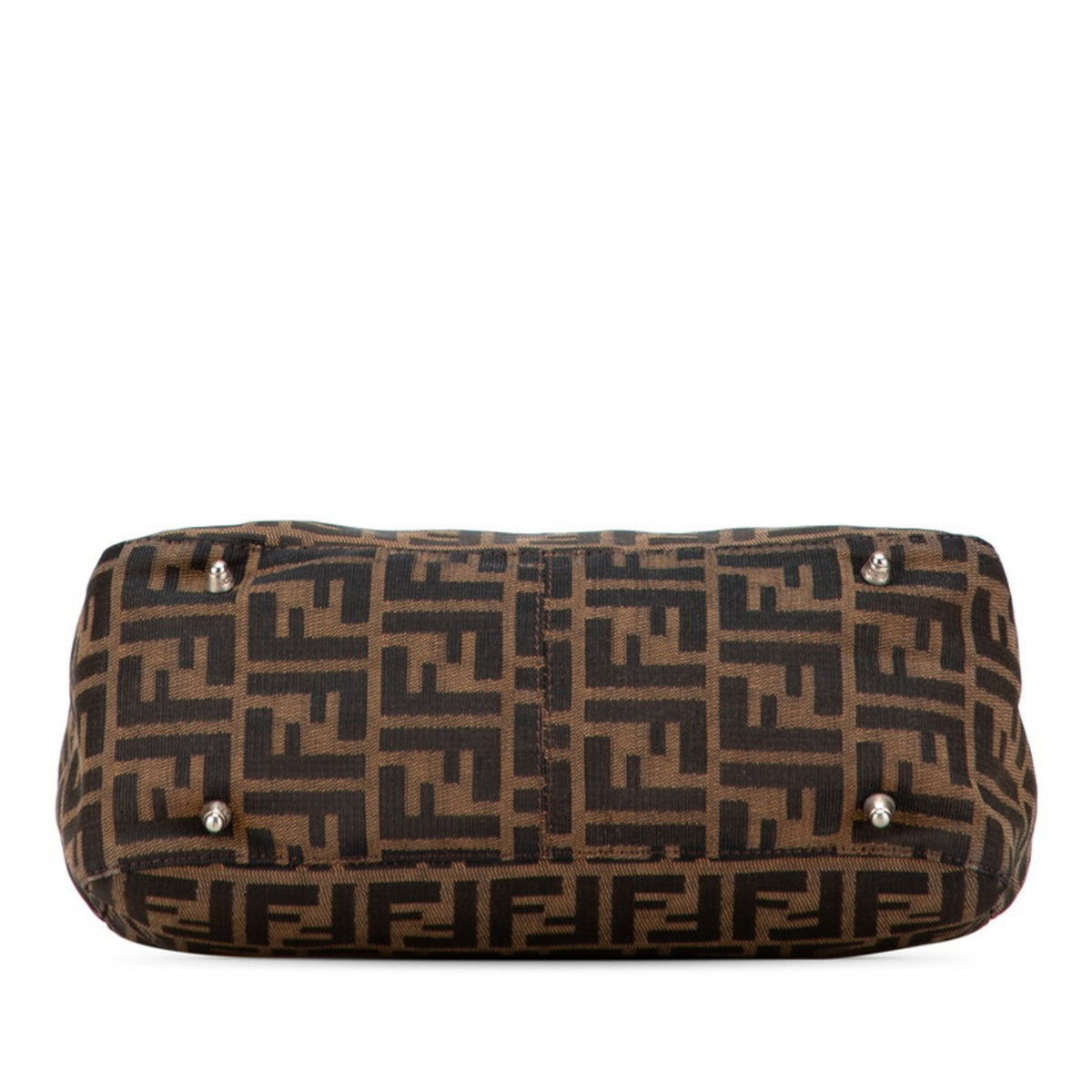 Vintage FF Handle Tote Zucca Canvas Small